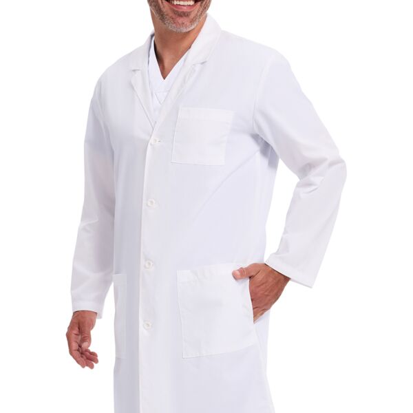 40" Unisex Lab Coat in White Thumbnail