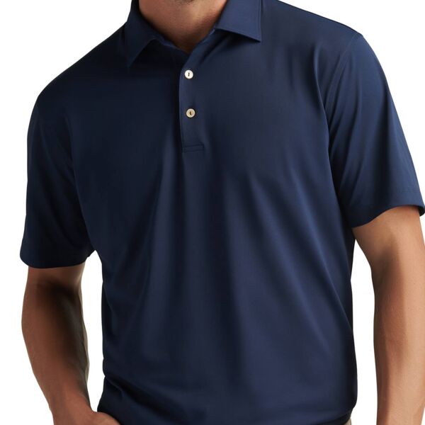 Peter Millar Men's Solid Stretch Polo Thumbnail