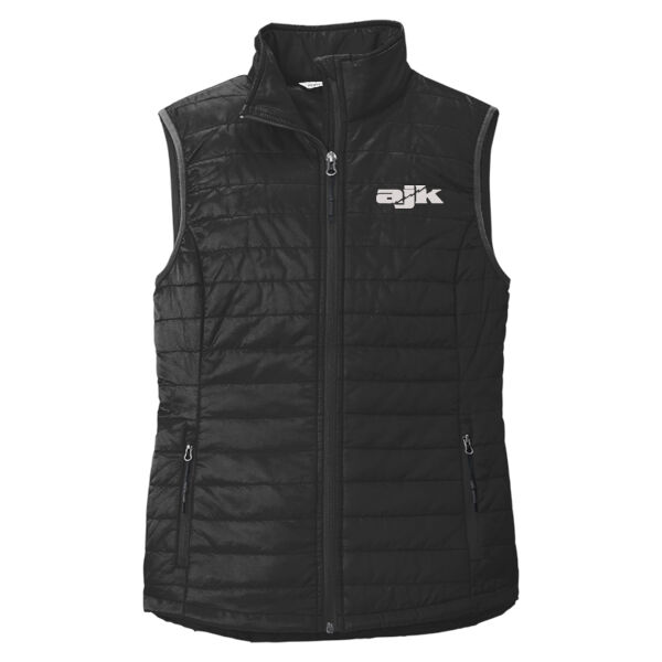 AJK Womens Puffy Vest Thumbnail
