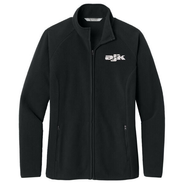 AJK Womens Zip-Up Fleece Jacket Thumbnail